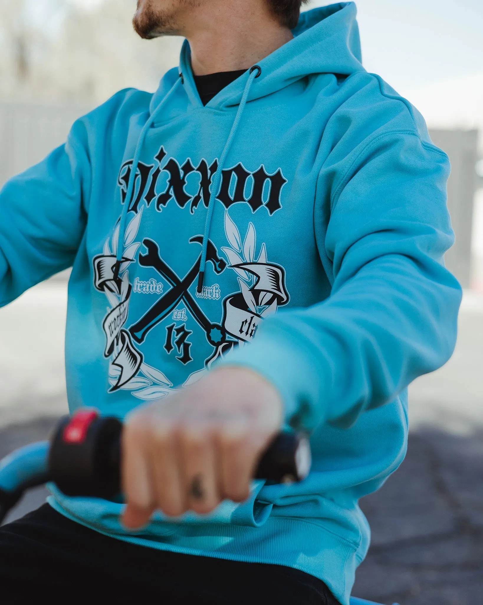 Black & White Award Crest Pullover Hoodie - Tiffany sold by Dixxon product image thumbnail 5