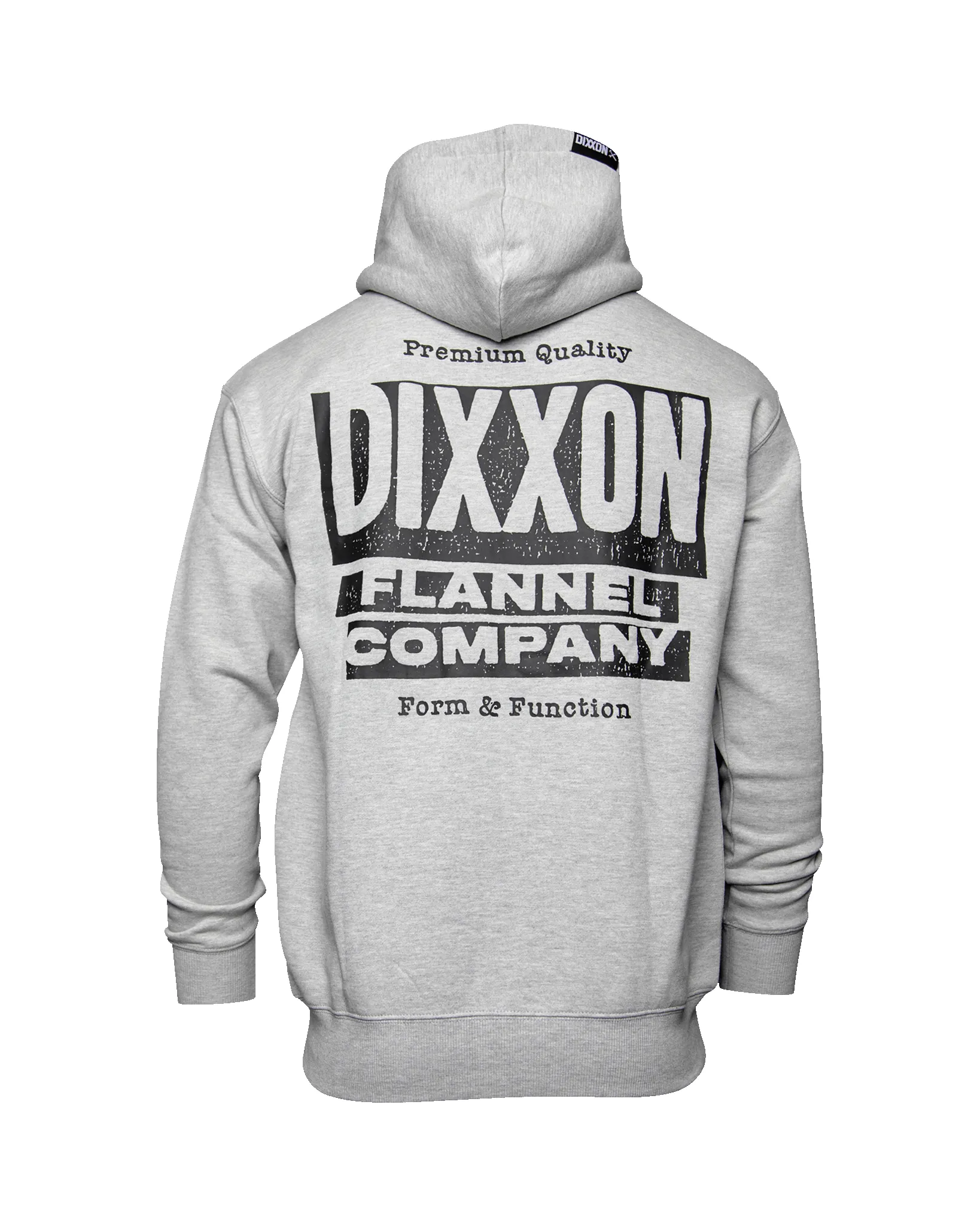 Black Premium Quality Zip Up Hoodie - Heather Gray sold by Dixxon
