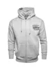 Black Premium Quality Zip Up Hoodie - Heather Gray sold by Dixxon