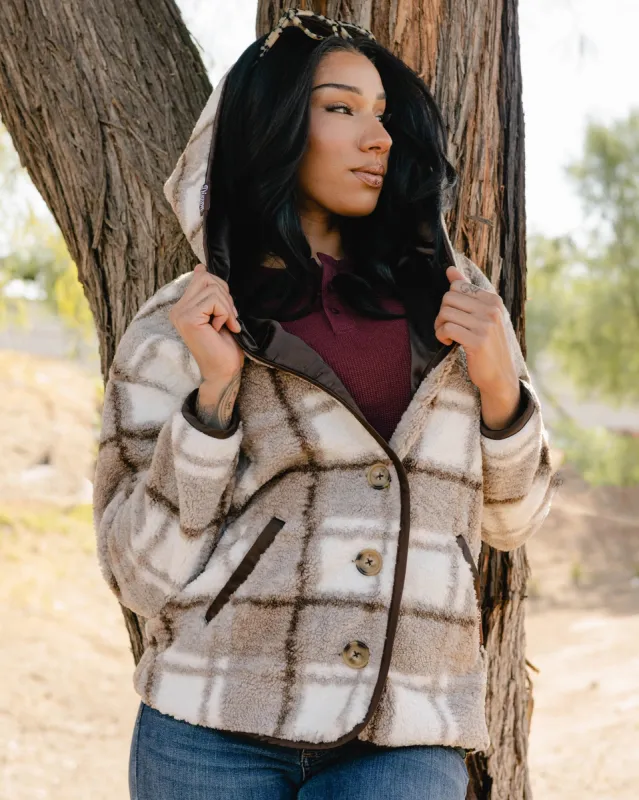 Women's Retreat Sherpa Cardigan sold by Dixxon