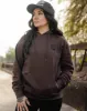 Women's Black Crest Lightweight Pullover Hoodie - Brown sold by Dixxon