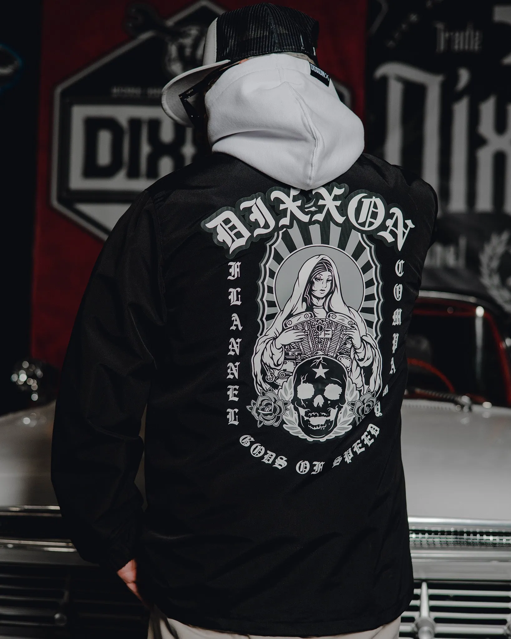 Gods of Speed Coaches Jacket - Black sold by Dixxon