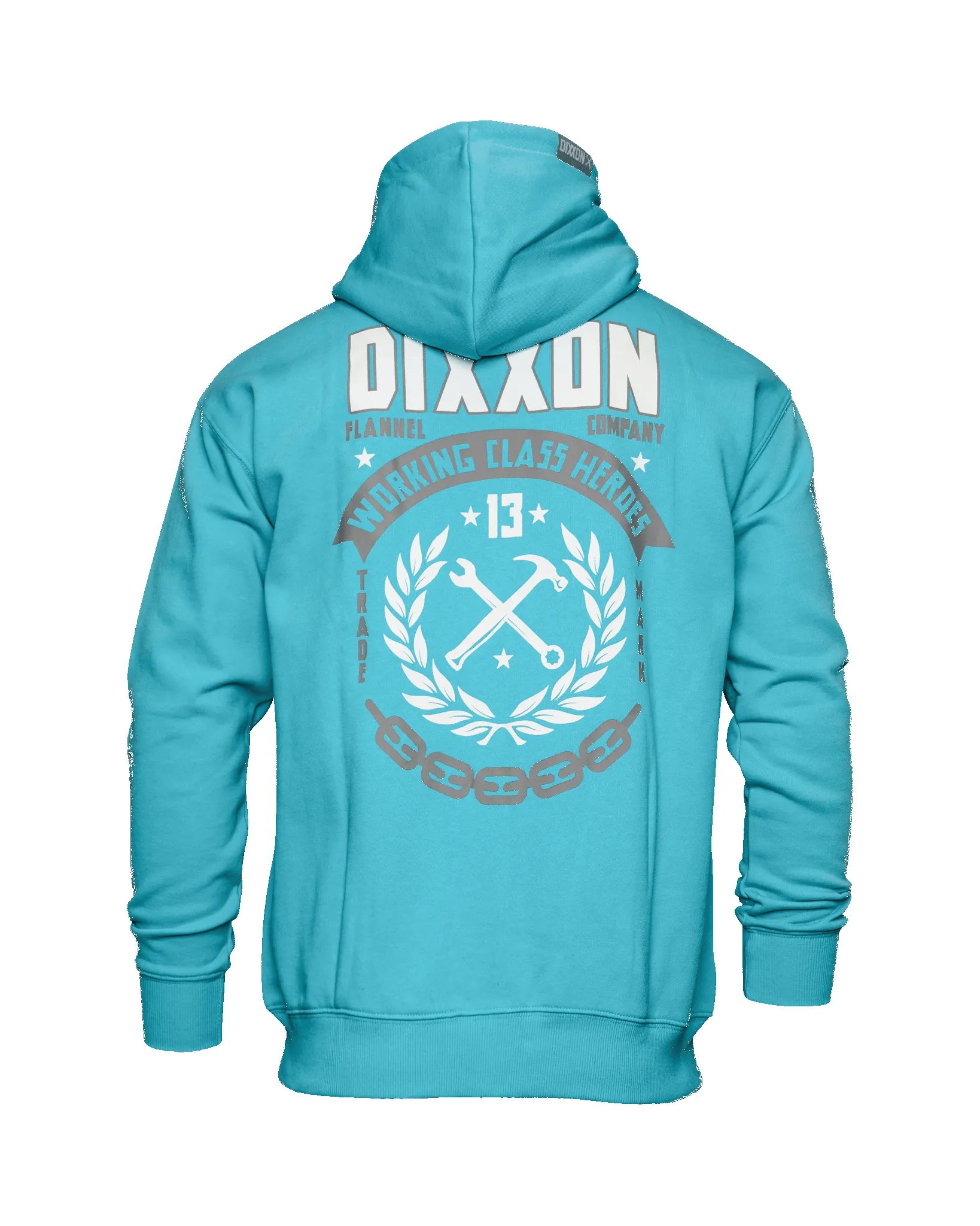 White & Gray Weld Zip Up Hoodie - Tiffany sold by Dixxon product image thumbnail 3