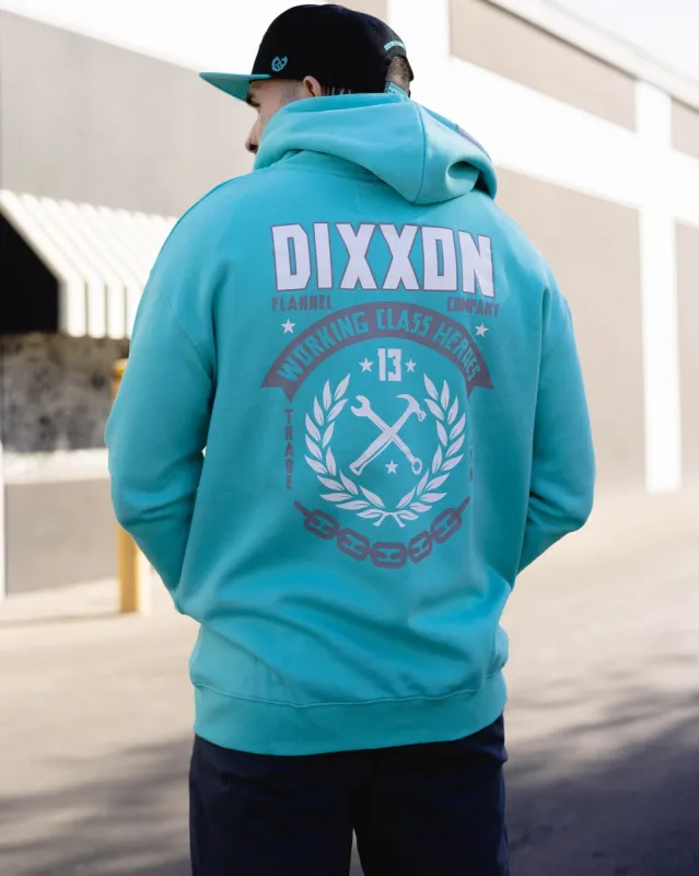 White & Gray Weld Zip Up Hoodie - Tiffany sold by Dixxon
