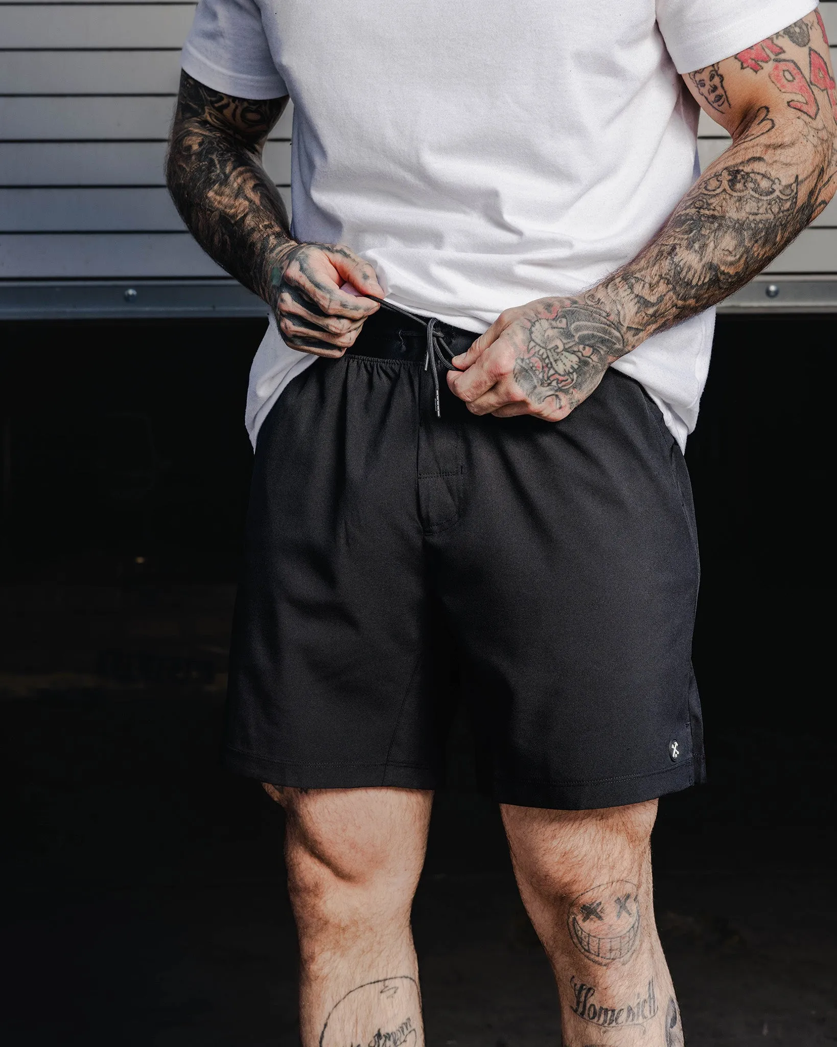 7" Gym Shorts - Black sold by Dixxon product image thumbnail 2