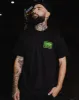 Lime Green Classic T-Shirt -  Black sold by Dixxon