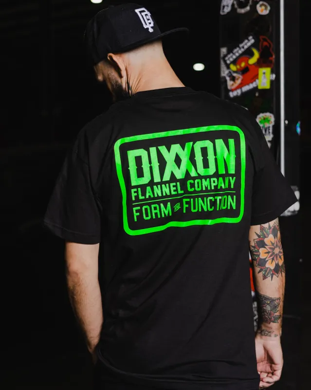 Lime Green Classic T-Shirt -  Black sold by Dixxon