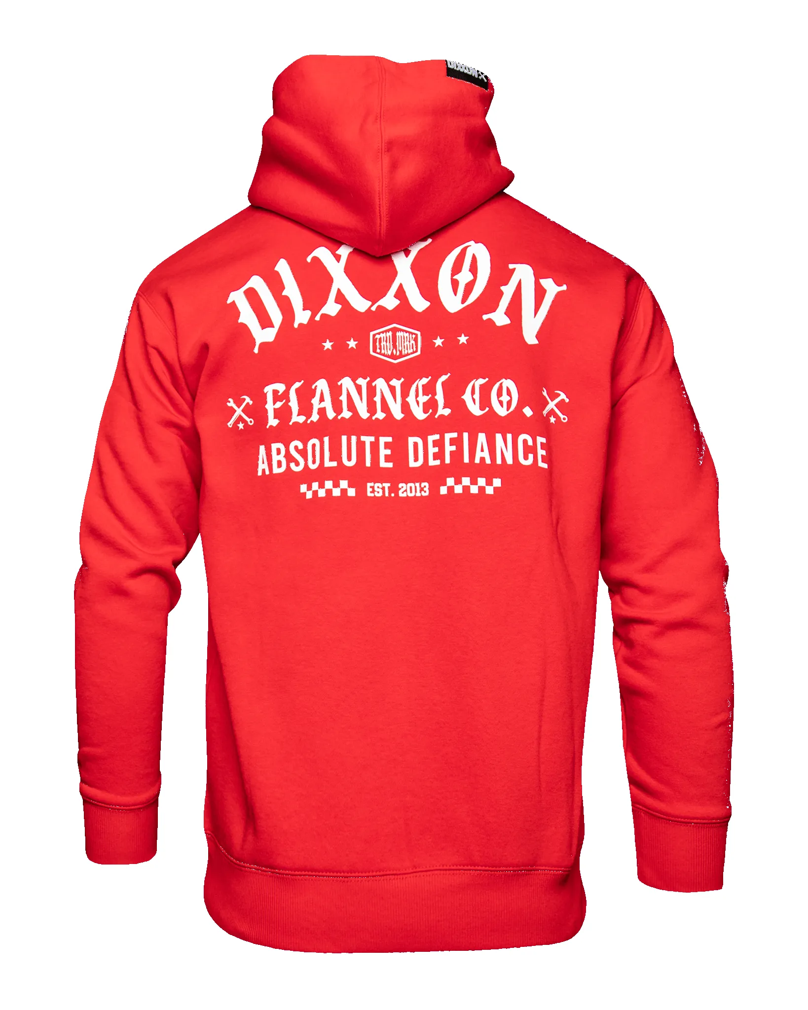 White Cruz Pullover Hoodie - Red sold by Dixxon product image thumbnail 2