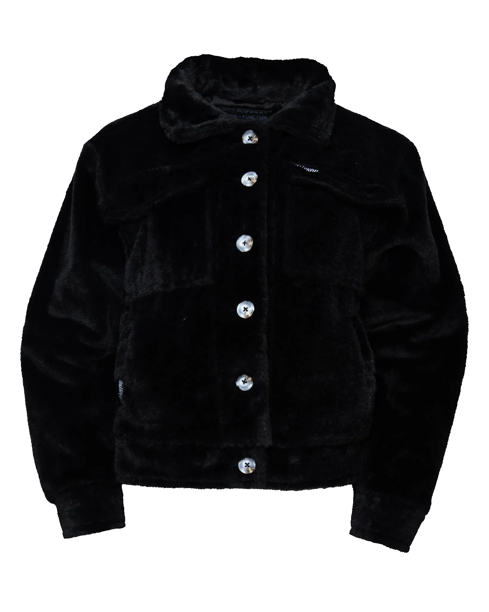 Women's Cropped Shacket - Black sold by Dixxon product image thumbnail 2