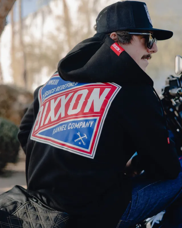 Red, White, & Blue Classics Zip Up Hoodie - Black sold by Dixxon