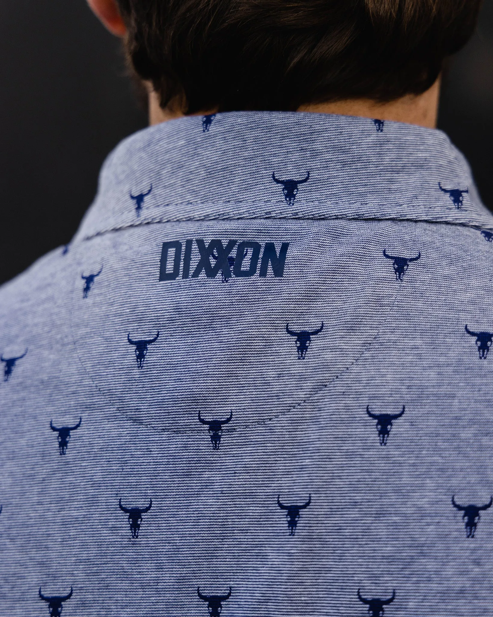 Tolleson Premium Polo - Heathered Blue sold by Dixxon product image thumbnail 5