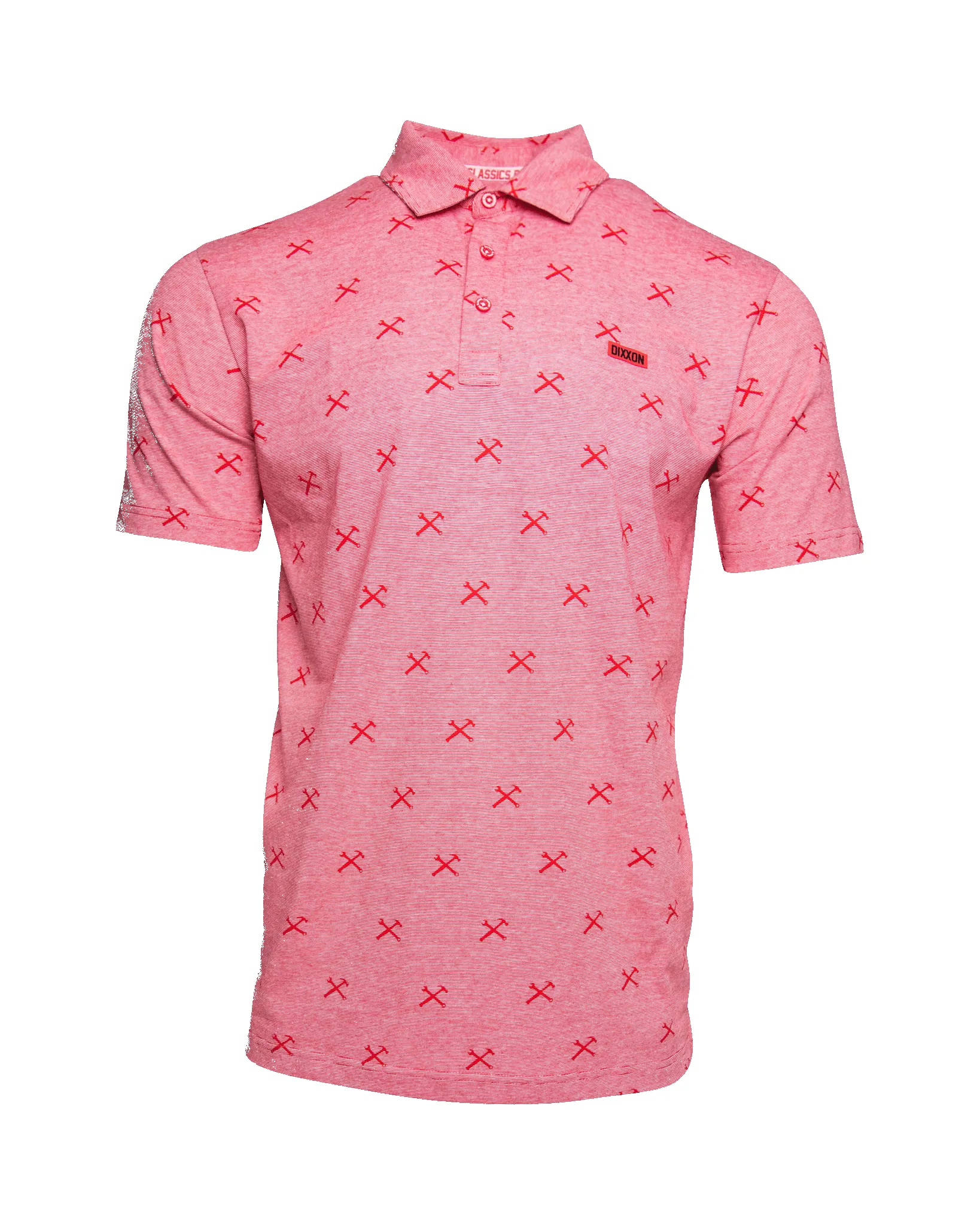 Red Finney Premium Polo - Heathered Red sold by Dixxon product image thumbnail 2