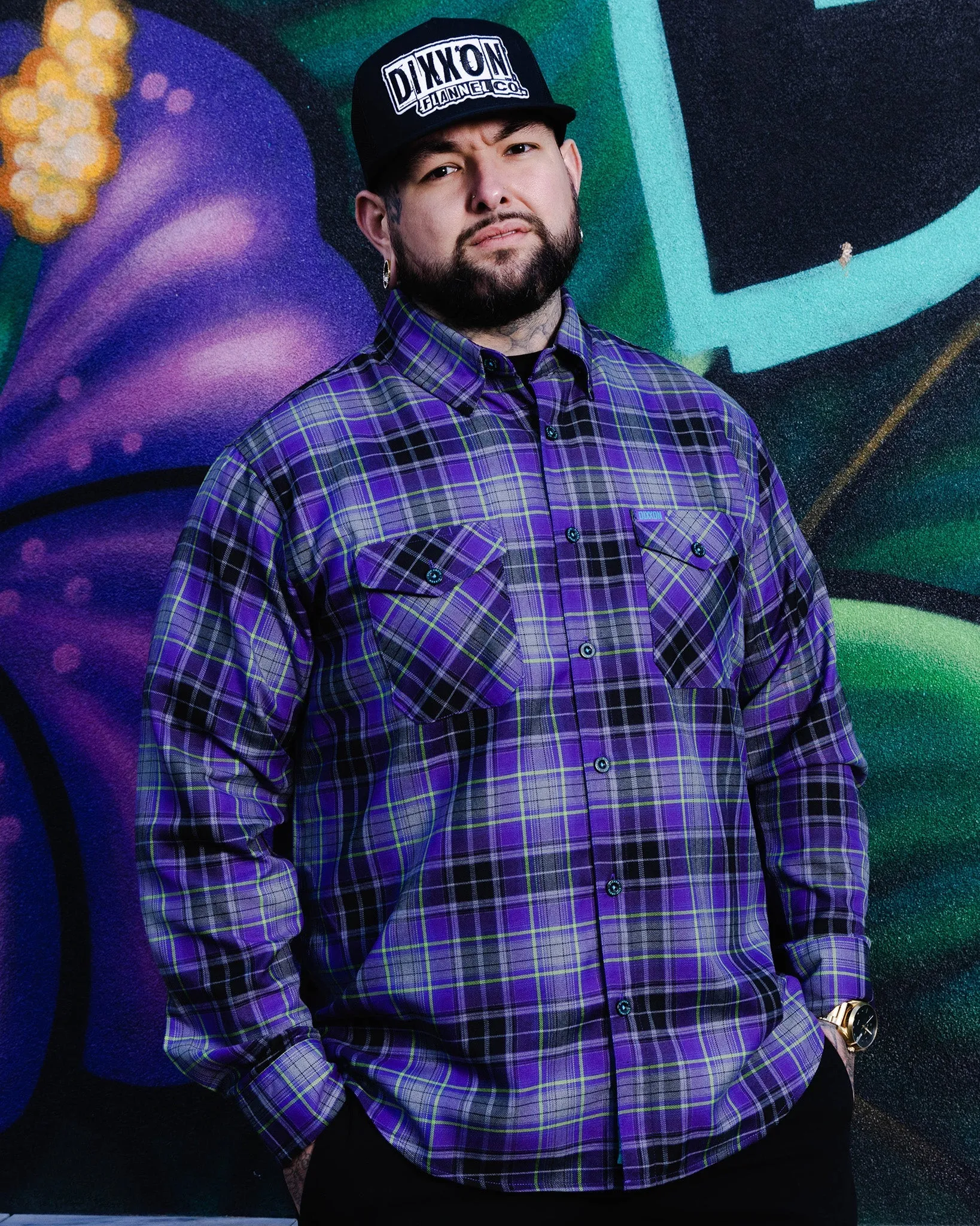 Glowy Hole Flannel sold by Dixxon