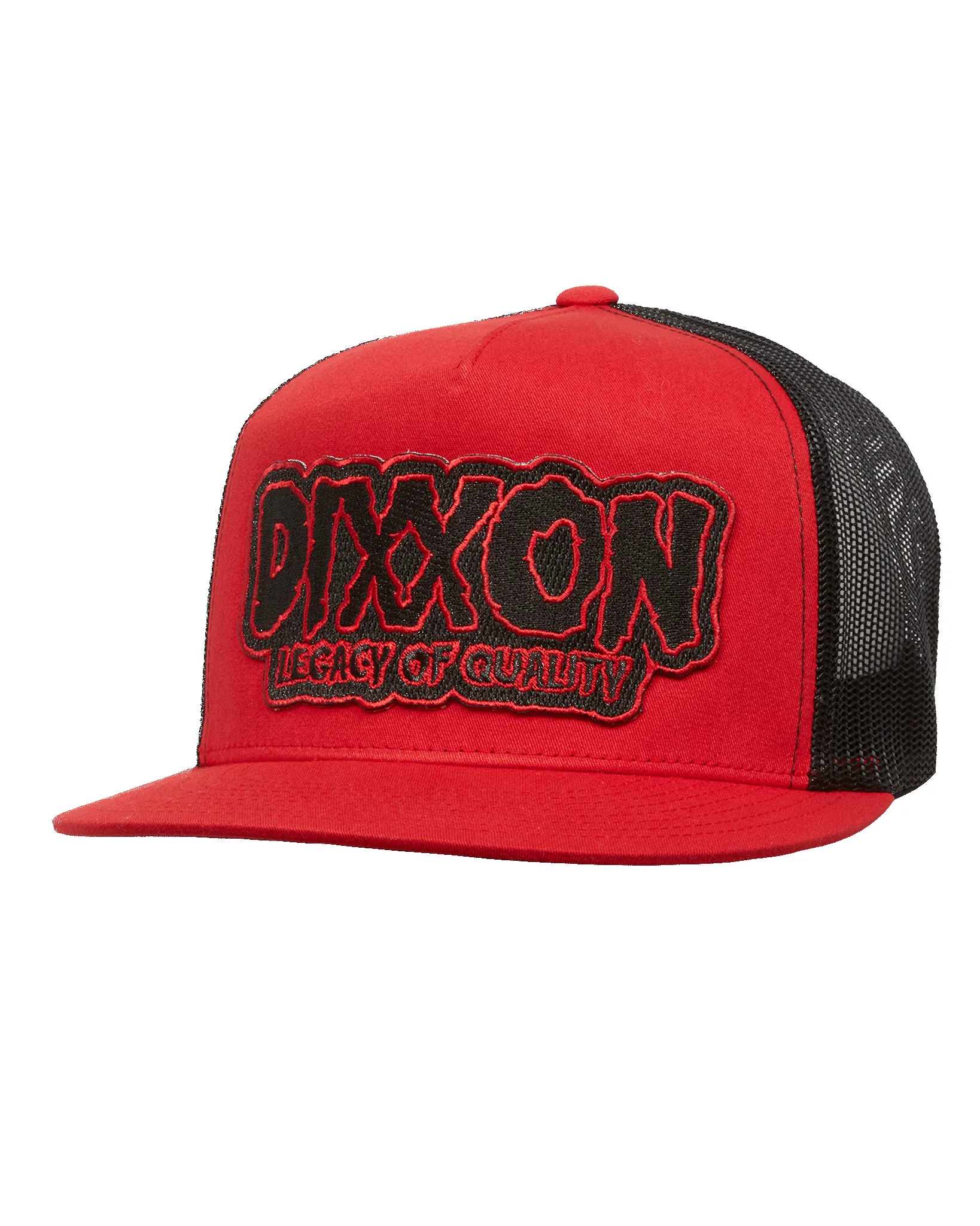 Legacy Flat Bill Trucker Snapback - Red sold by Dixxon product image thumbnail 2