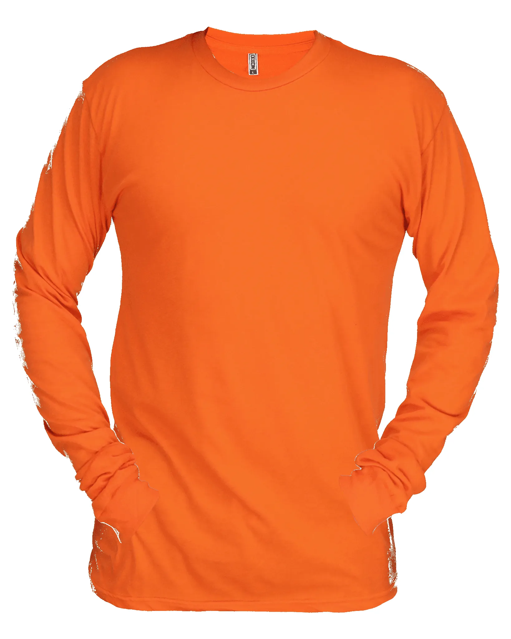 The Perfect Hi Vis Long Sleeve Tee - Orange sold by Dixxon