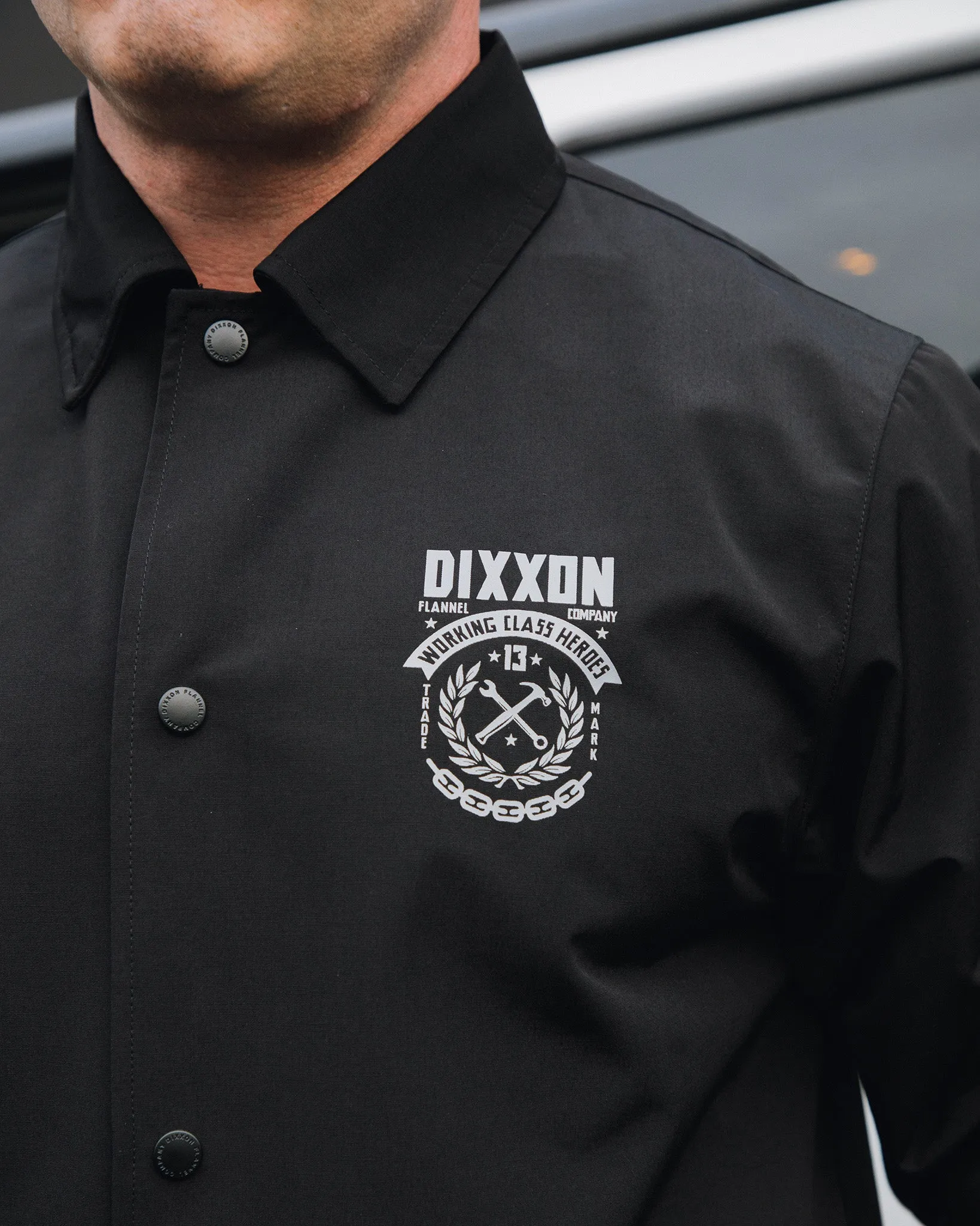 Weld Coaches Jacket - Black sold by Dixxon product image thumbnail 5