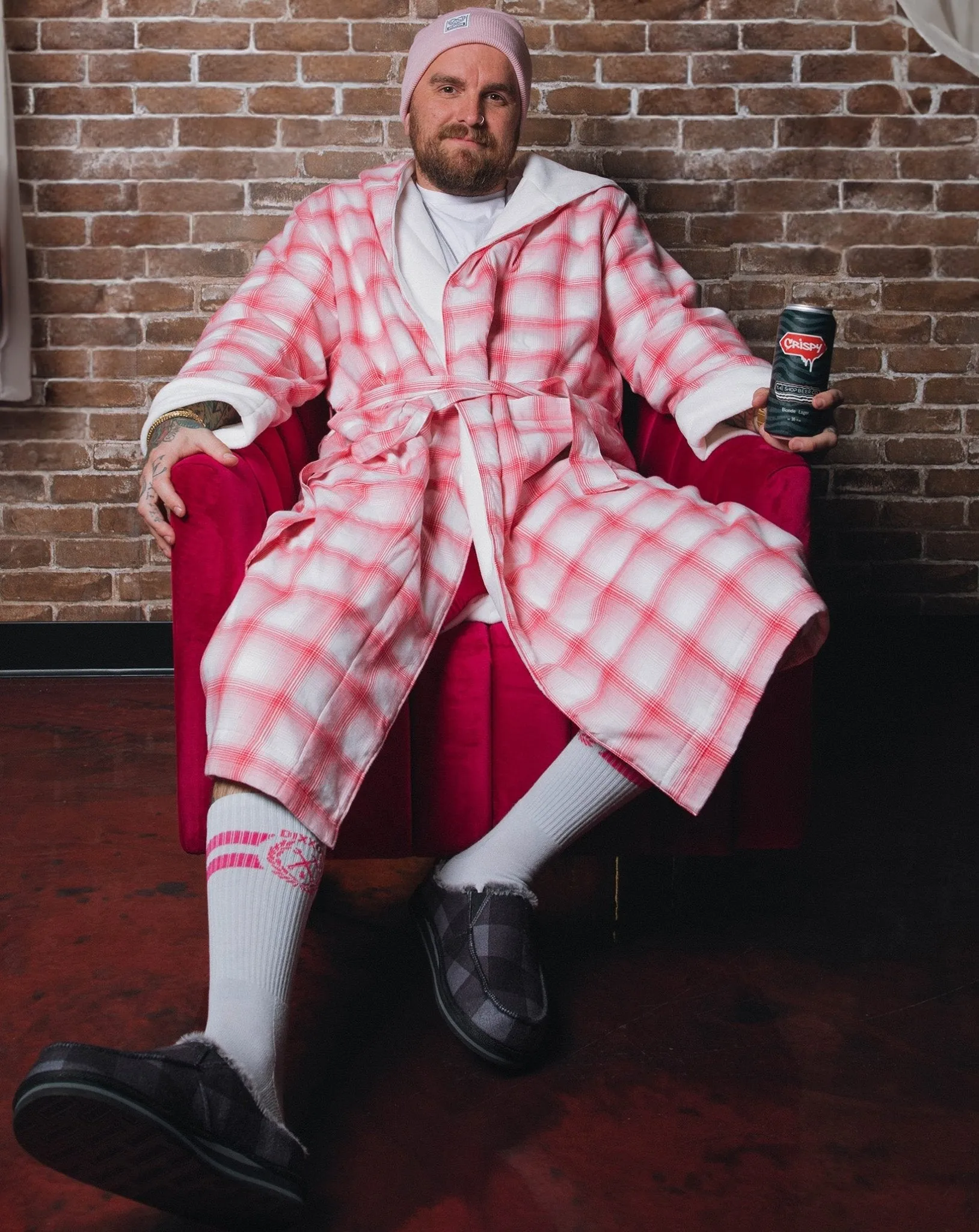 Heartbreaker Hooded Fleece-Lined Robe sold by Dixxon product image thumbnail 2