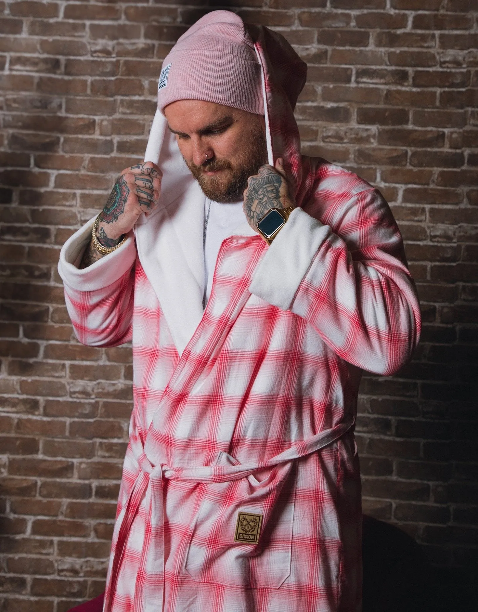 Heartbreaker Hooded Fleece-Lined Robe sold by Dixxon product image thumbnail 3