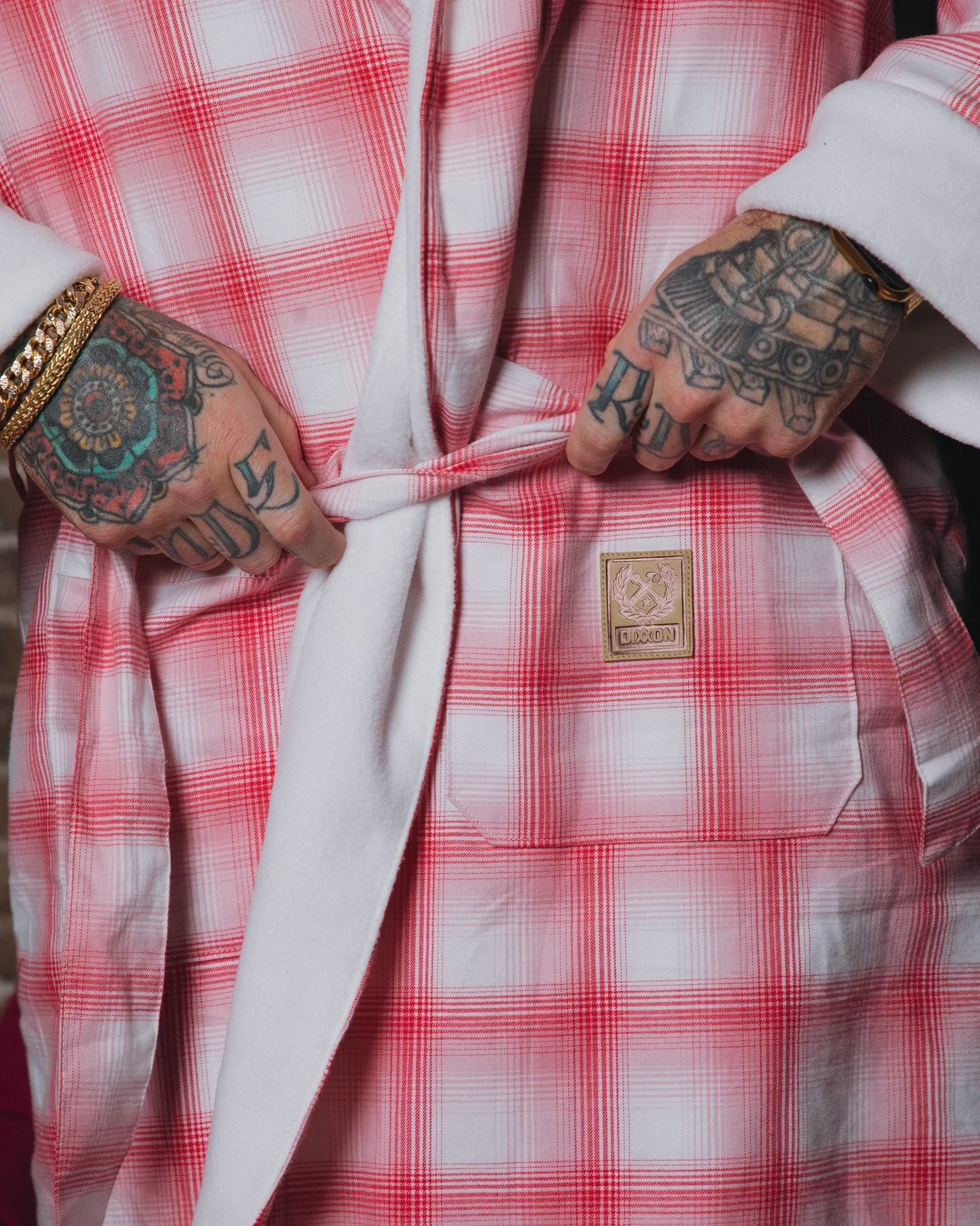 Heartbreaker Hooded Fleece-Lined Robe sold by Dixxon product image thumbnail 4