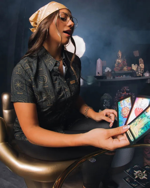 Women's The Card Short Sleeve sold by Dixxon