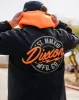 Orange & Gold MFG Badge Coaches Jacket - Black sold by Dixxon