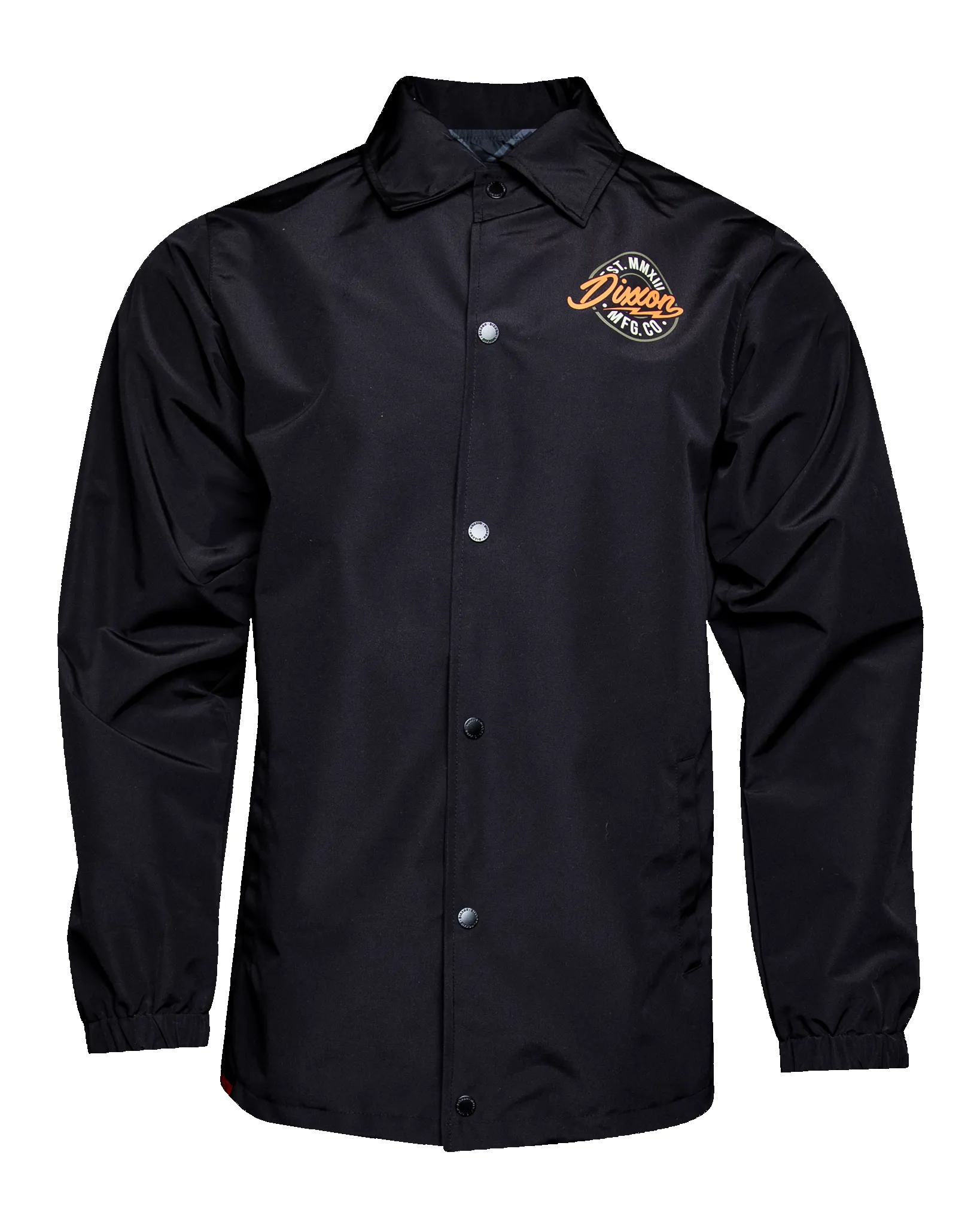 Orange & Gold MFG Badge Coaches Jacket - Black sold by Dixxon product image thumbnail 3