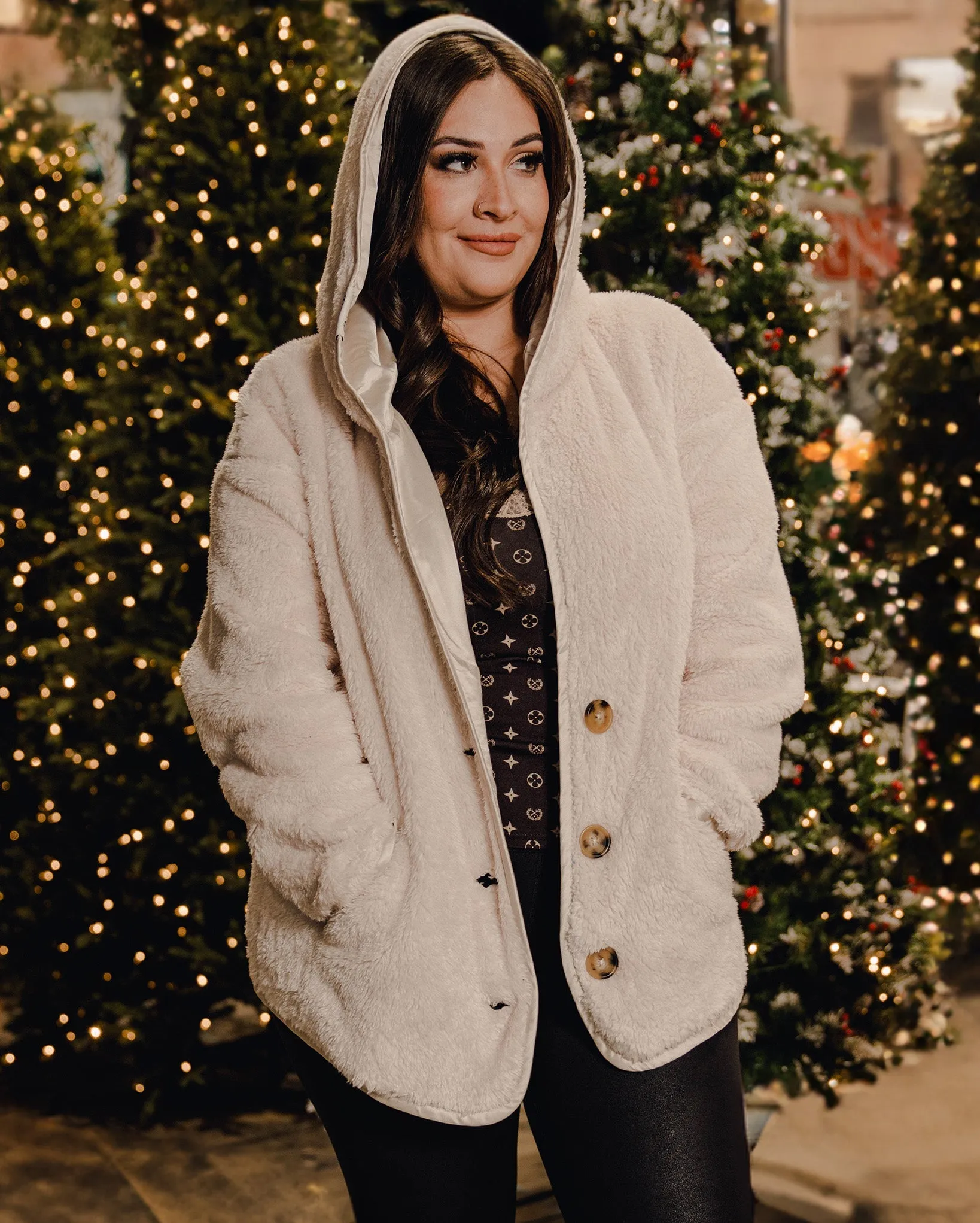 Women's Sherpa Cardigan - Latte sold by Dixxon product image thumbnail 3