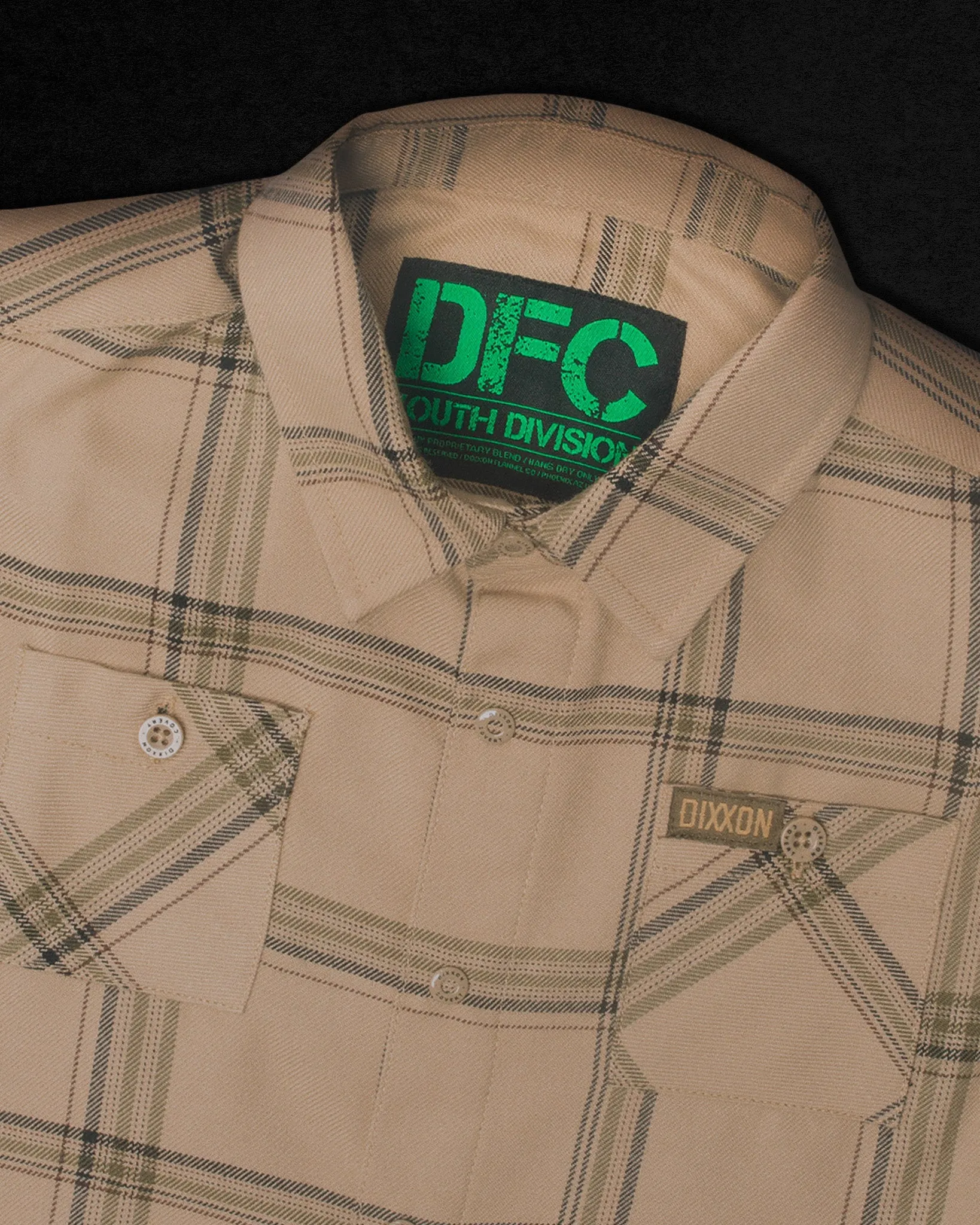 Youth Covert Flannel sold by Dixxon product image thumbnail 2