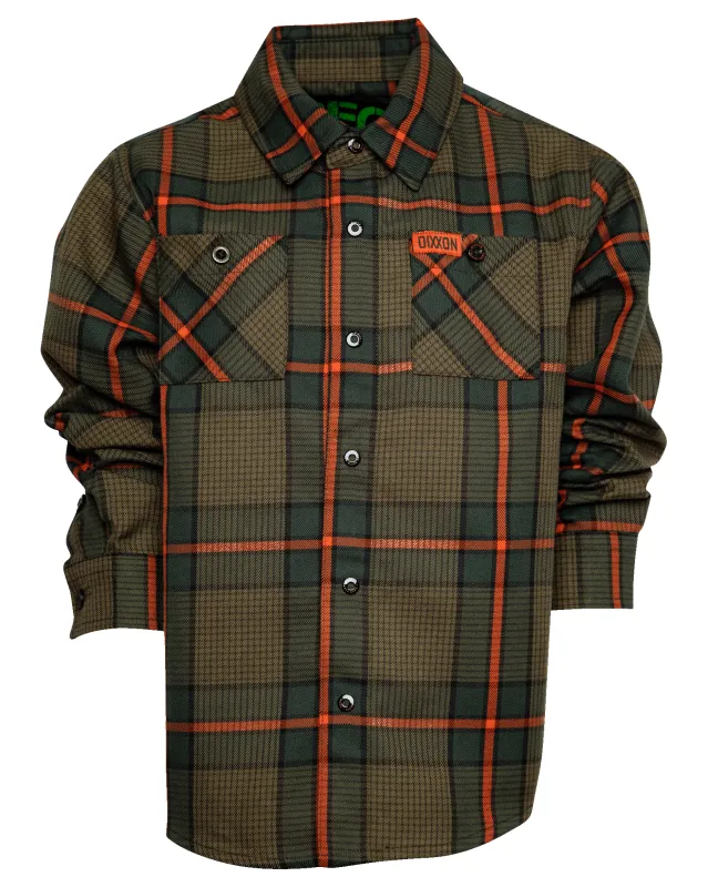 Youth Black Hawk Flannel sold by Dixxon