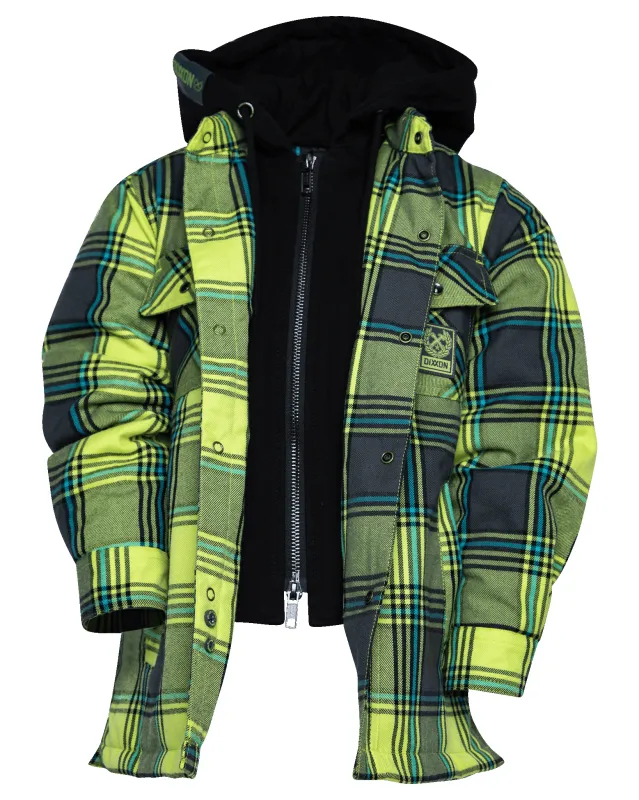 Youth Jobsite Hooded Flannel Jacket sold by Dixxon
