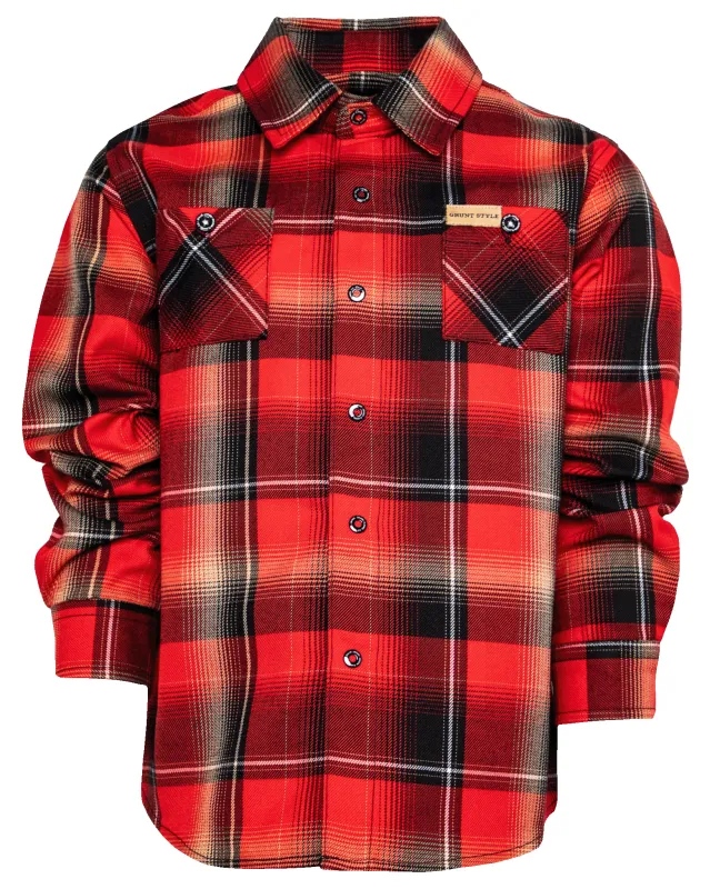 Youth Grunt Style Responder Flannel made by Dixxon