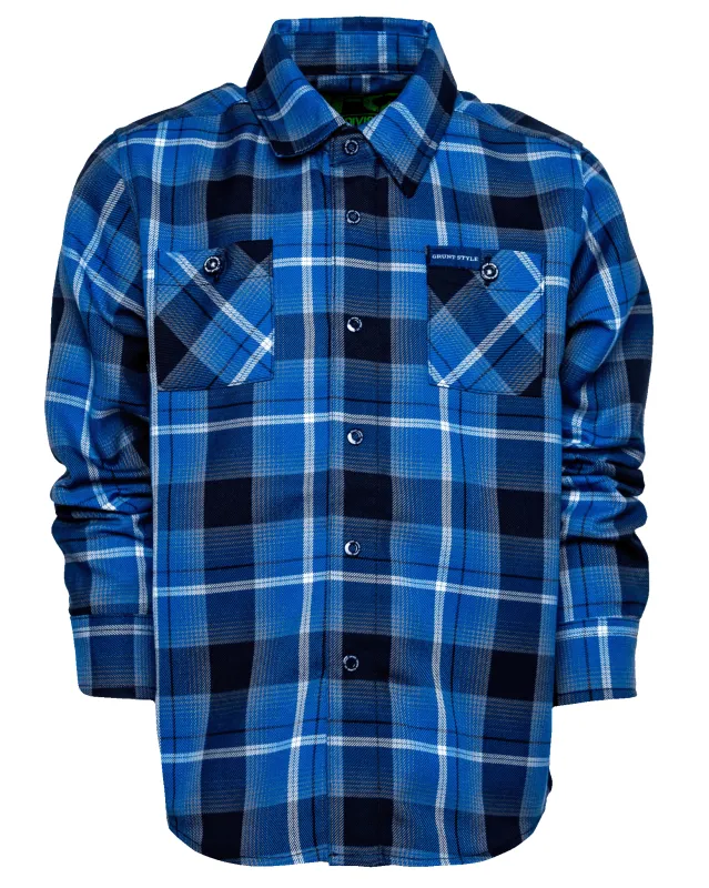 Youth Grunt Style Defender Flannel sold by Dixxon