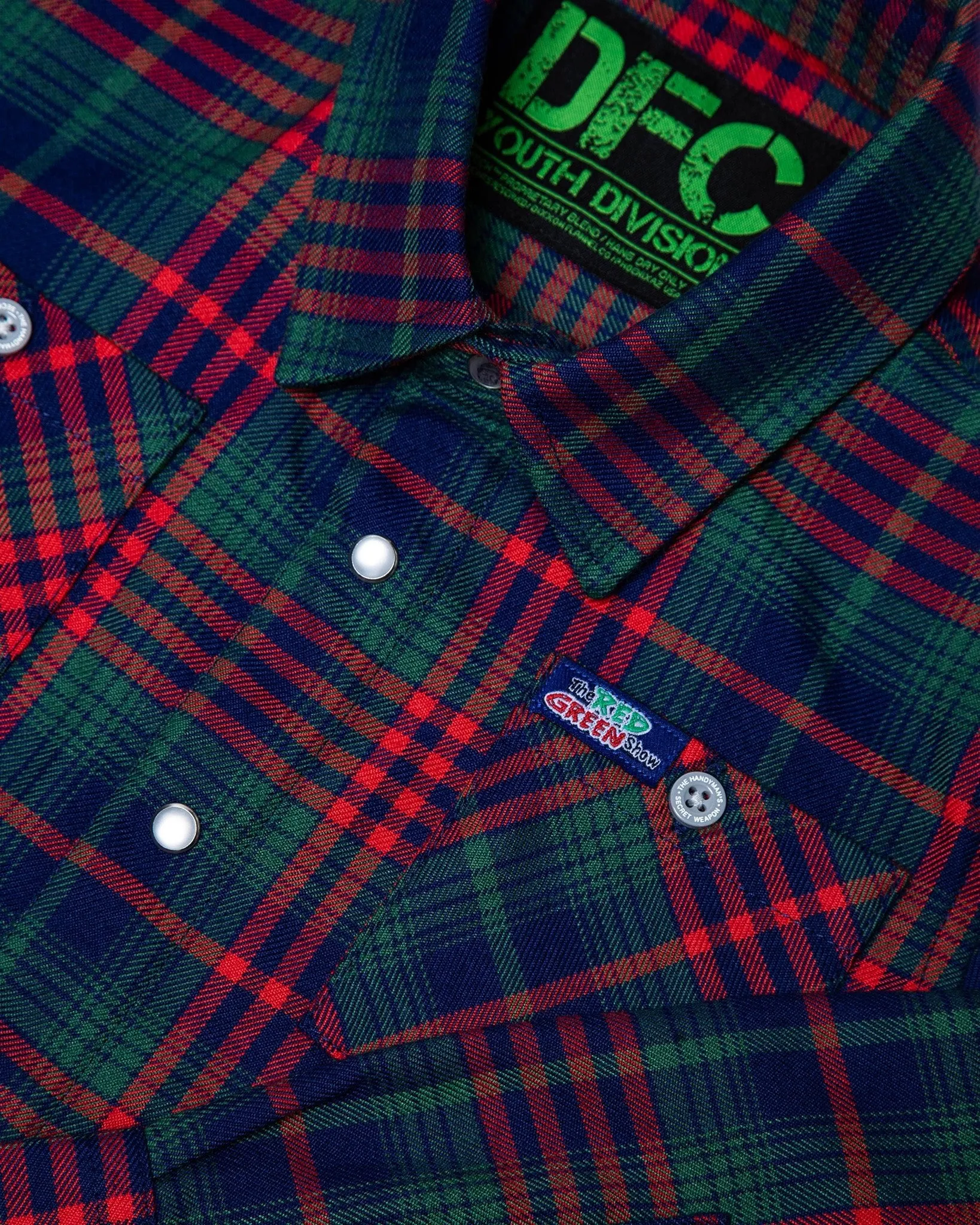 Youth 2024 Red Green Flannel sold by Dixxon product image thumbnail 2