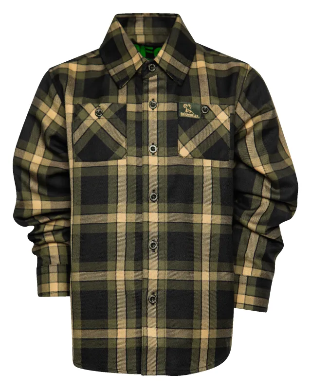 Youth Brownells 4.0 Flannel sold by Dixxon