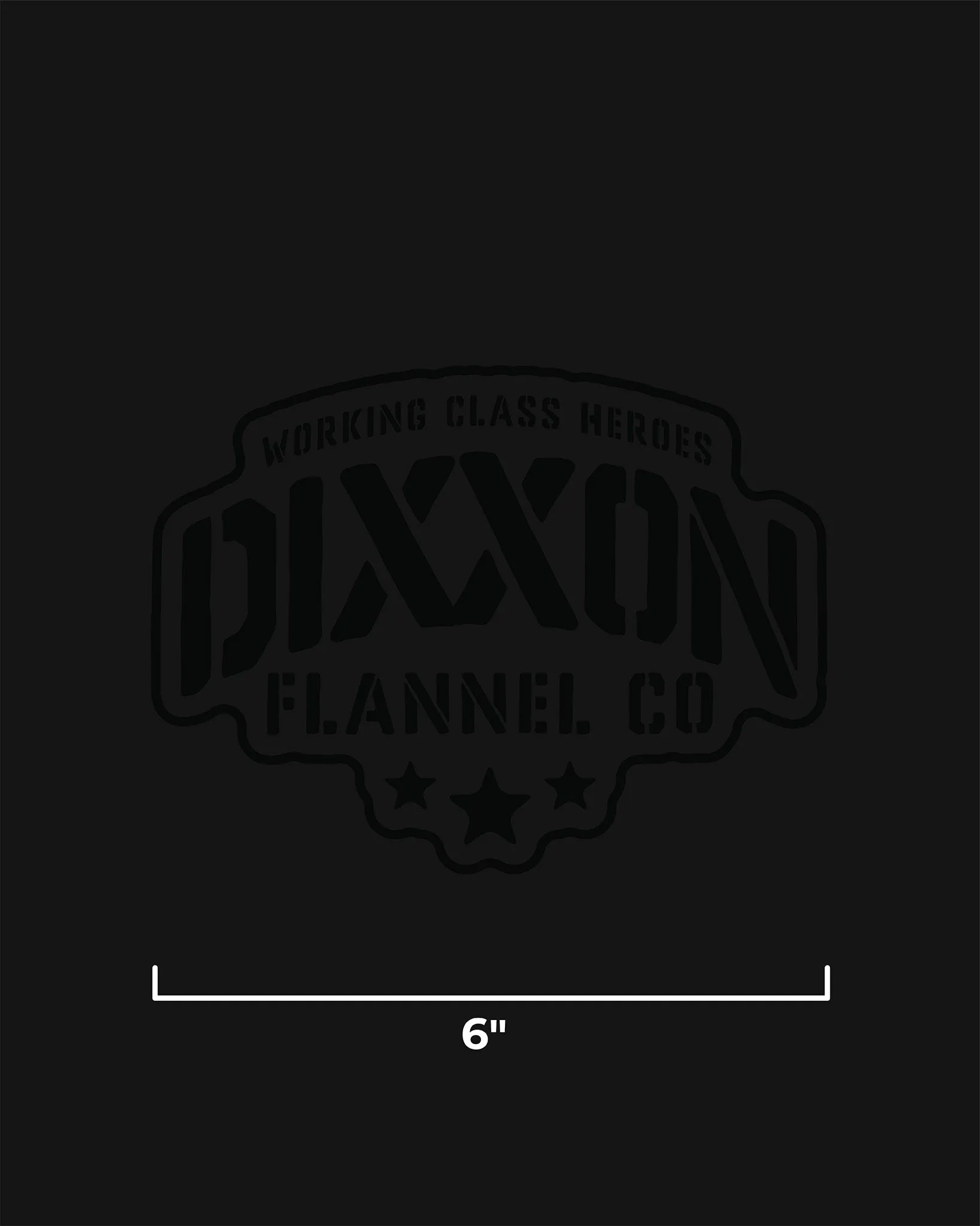 Stencil 6" Die Cut Sticker sold by Dixxon product image thumbnail 3