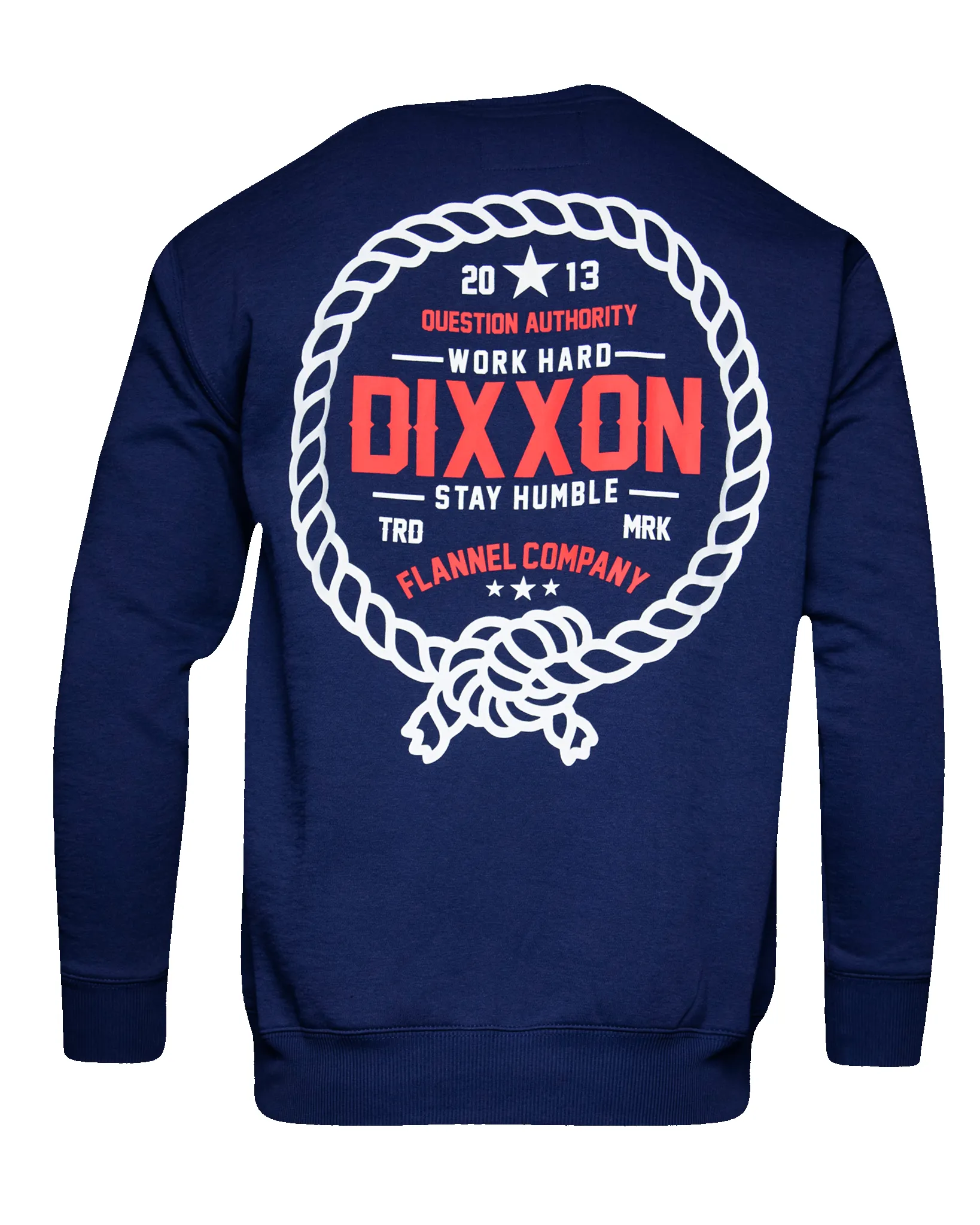 Red & White Trademark Crewneck Sweatshirt - Navy sold by Dixxon product image thumbnail 2
