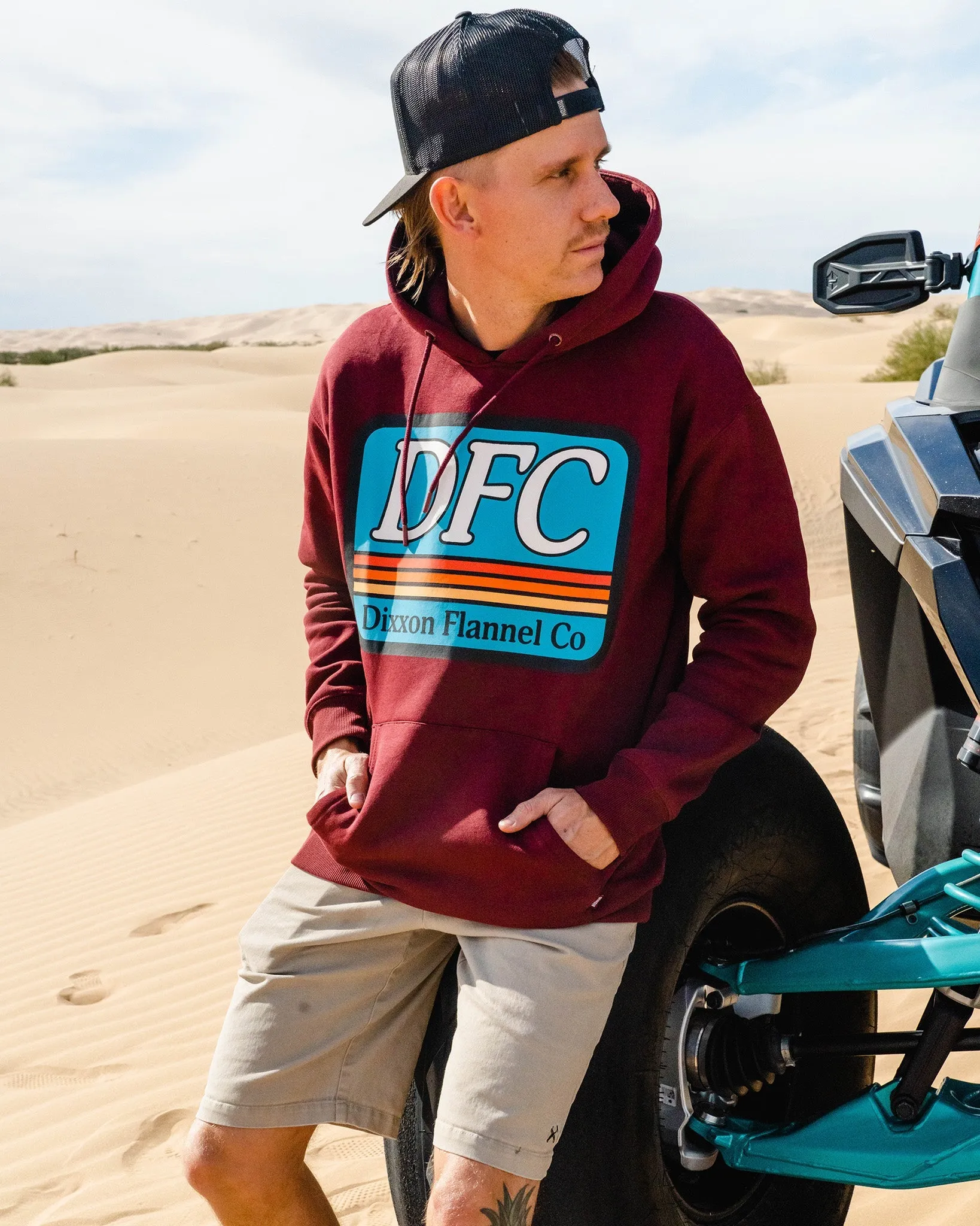 Steeze Pullover Hoodie - Maroon sold by Dixxon