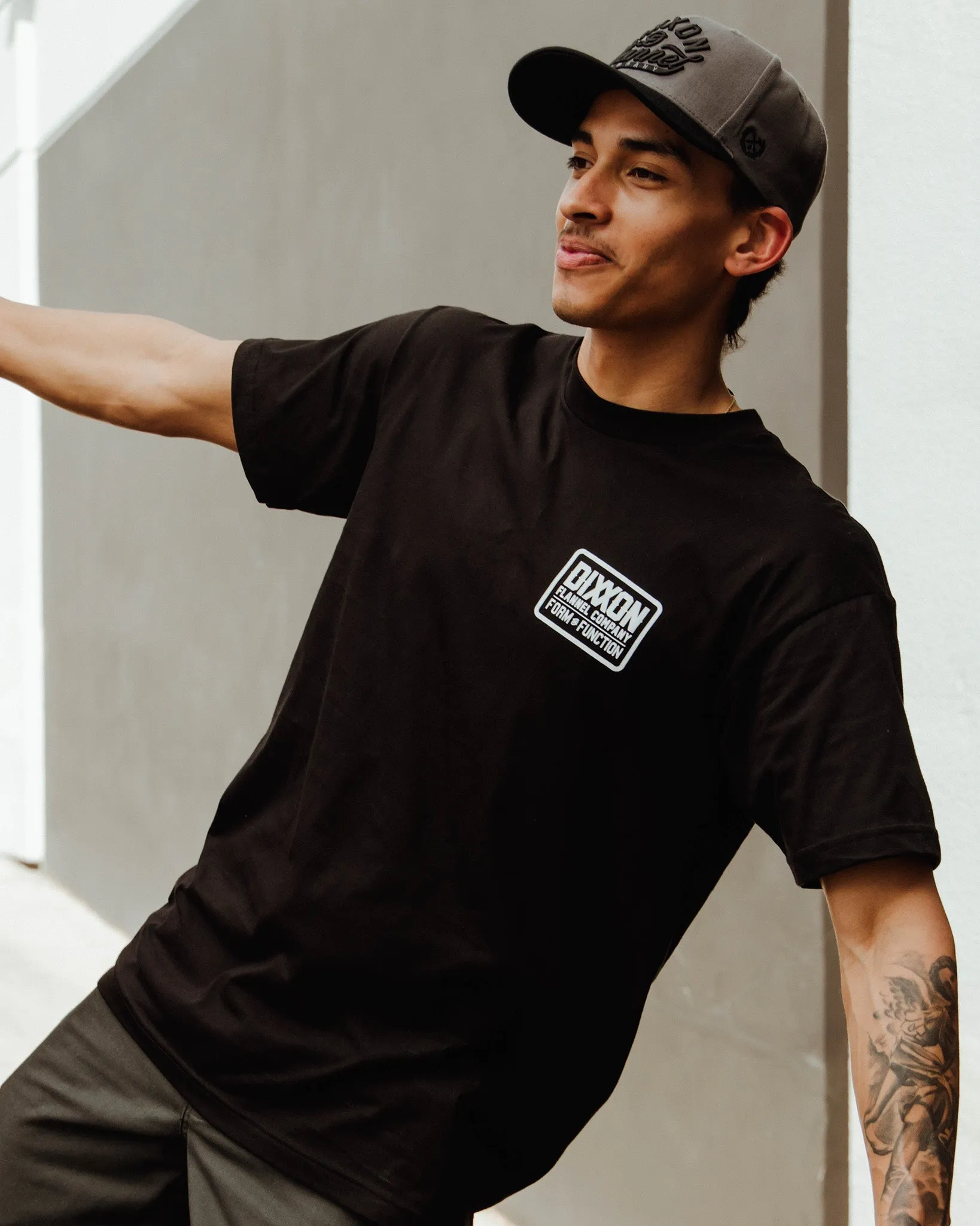 White Classic T-Shirt - Black sold by Dixxon product image thumbnail 2