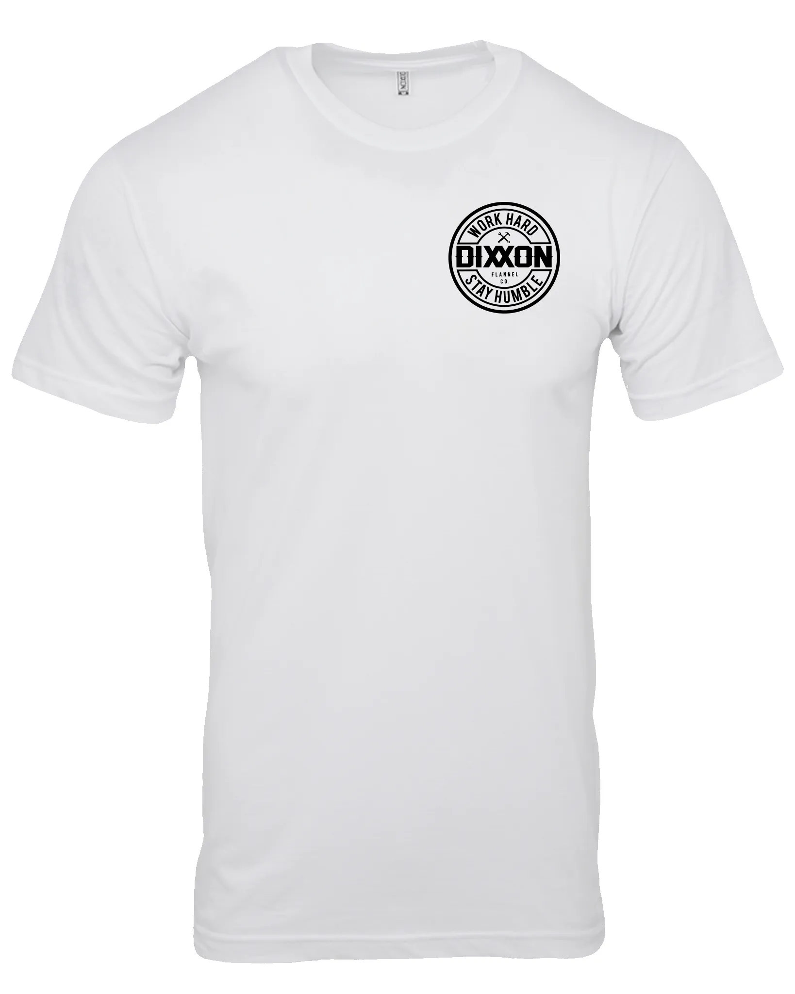 Black Corpo T-Shirt - White sold by Dixxon product image thumbnail 3