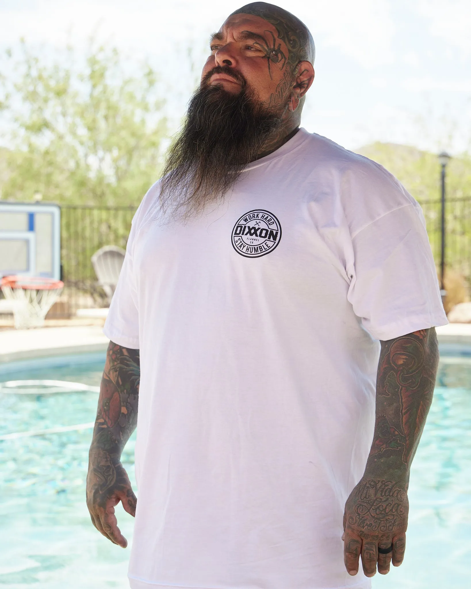 Black Corpo T-Shirt - White sold by Dixxon product image thumbnail 4