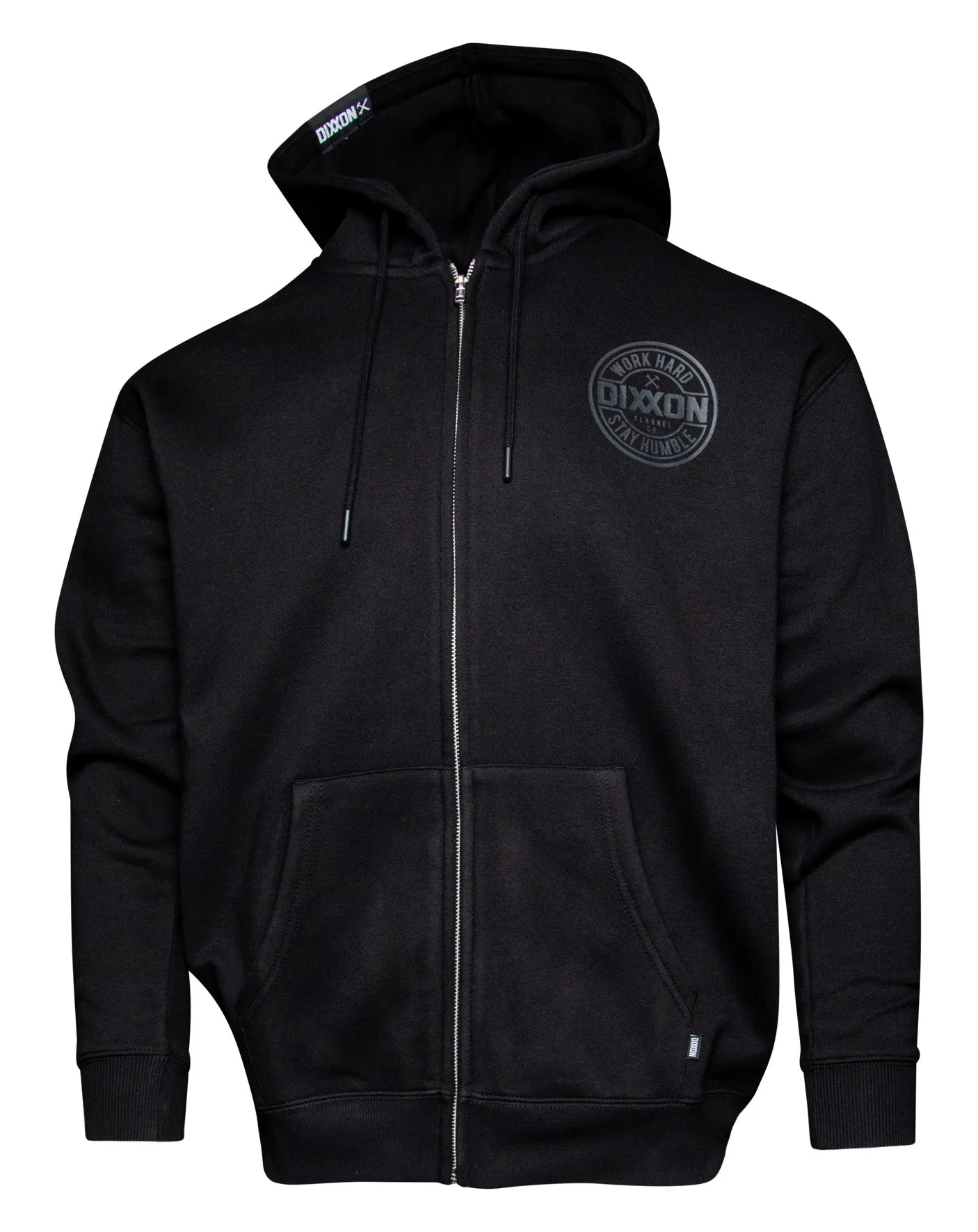 Gray Corpo Zip Up Hoodie - Black sold by Dixxon product image thumbnail 3