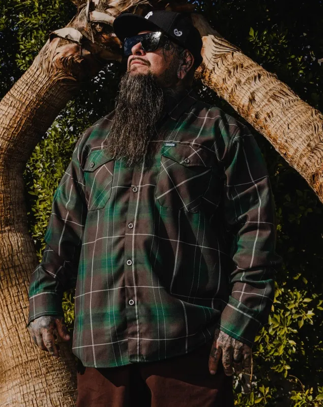 The Twin Palms Dancun Flannel sold by Dixxon