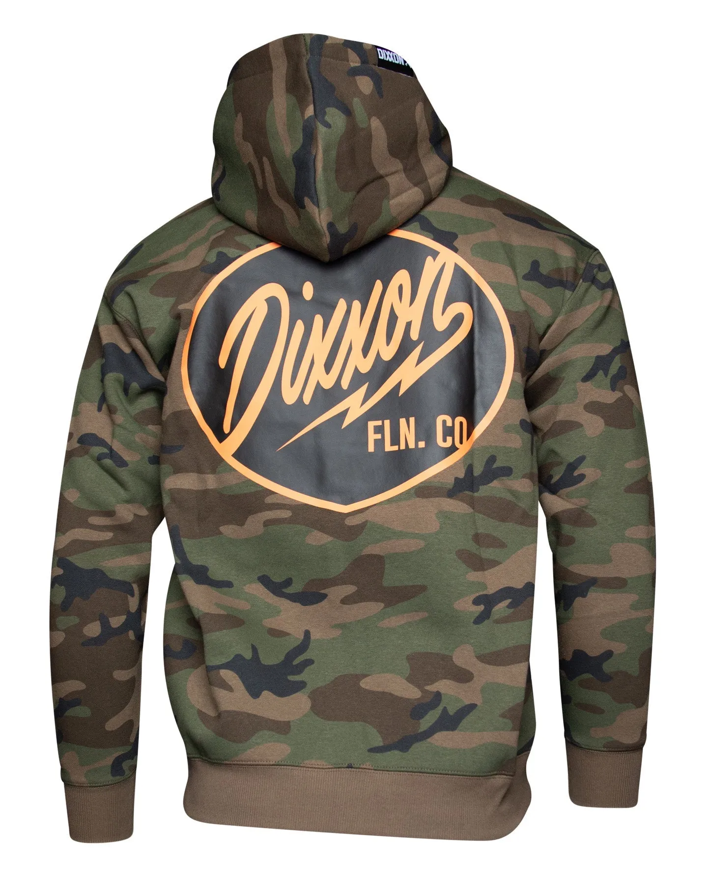 Black & Orange Esso Zip Up Hoodie - Camo sold by Dixxon product image thumbnail 3