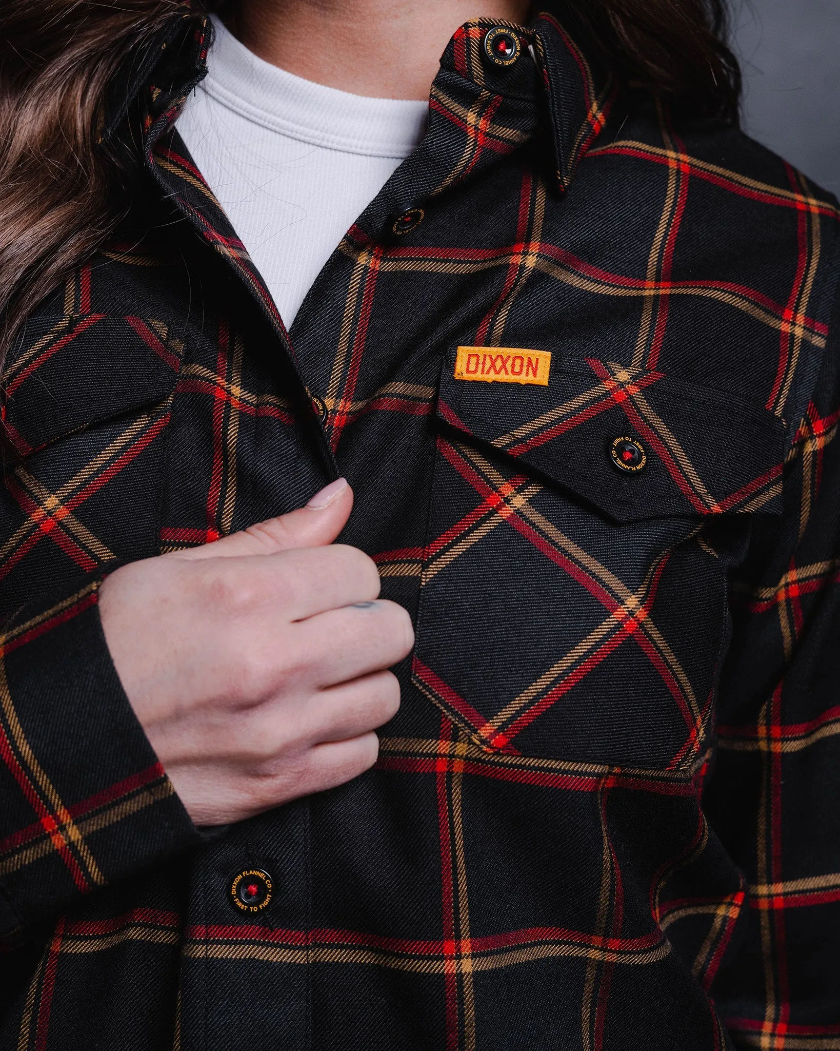 Women's First to Fight Flannel sold by Dixxon product image thumbnail 4