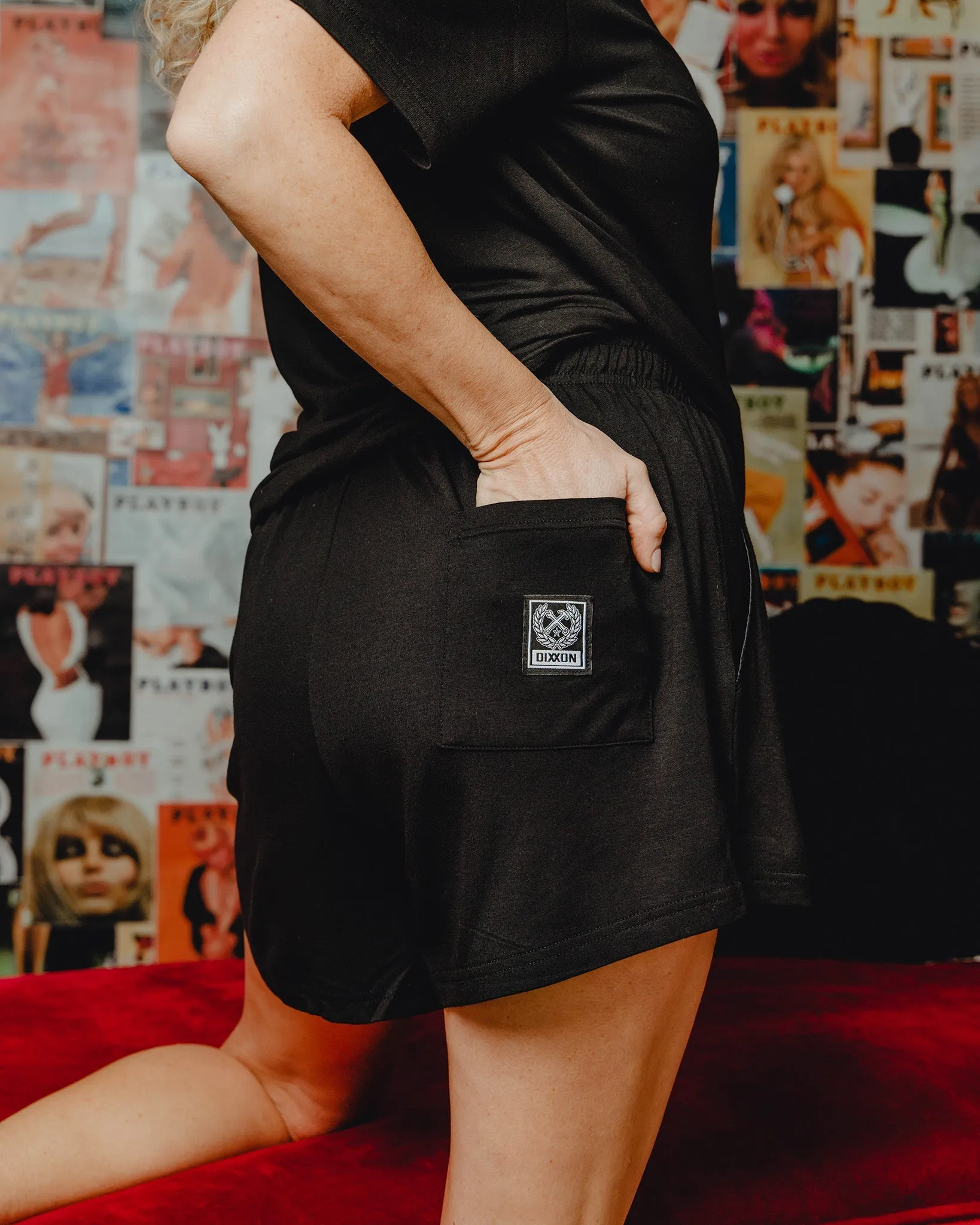 Women's Pajama Shorts - Black sold by Dixxon product image thumbnail 2