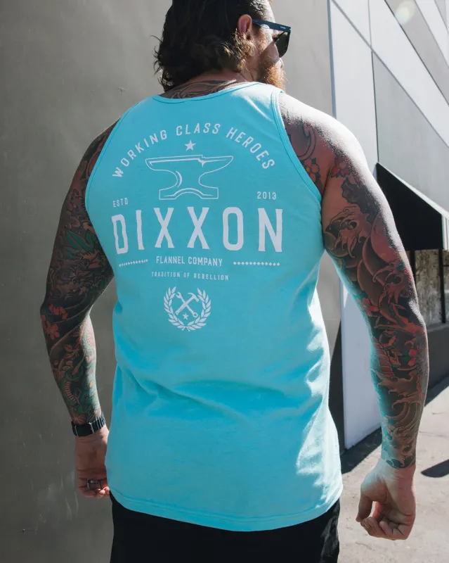 White Tradition Badge Tank - Tiffany sold by Dixxon