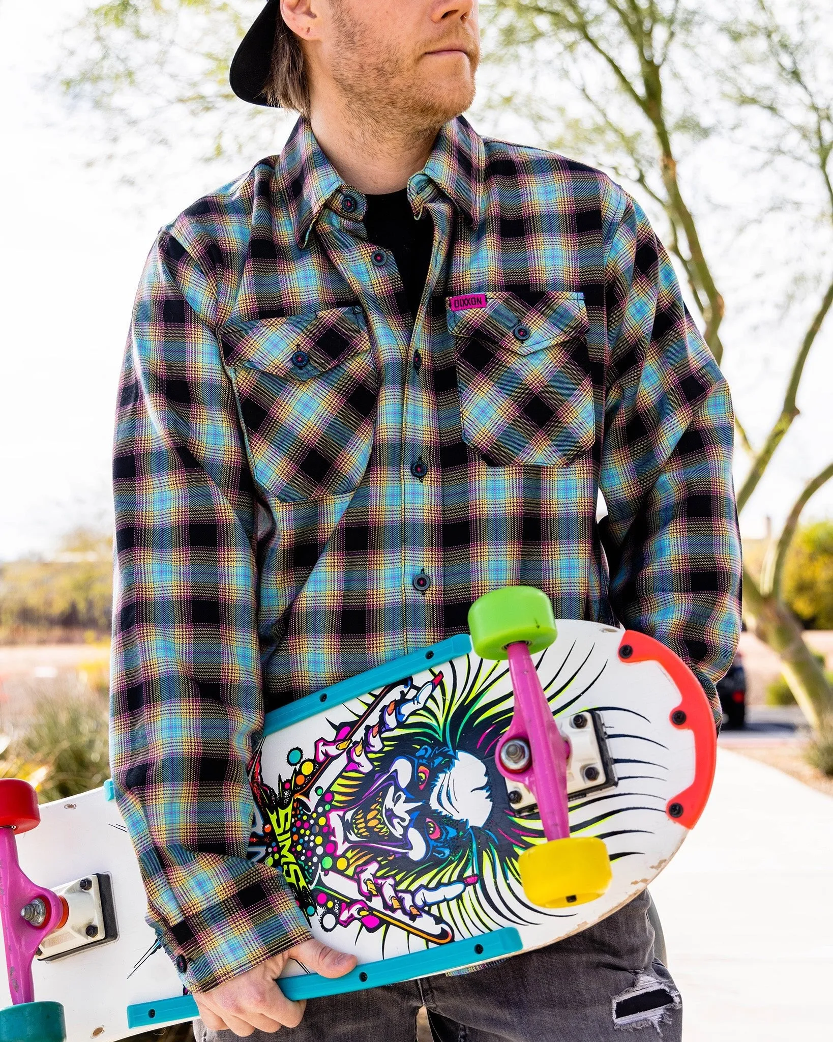 Kevin Staab Scientist Flannel sold by Dixxon