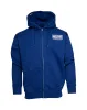 White Epicenter Zip Up Hoodie - Blue sold by Dixxon