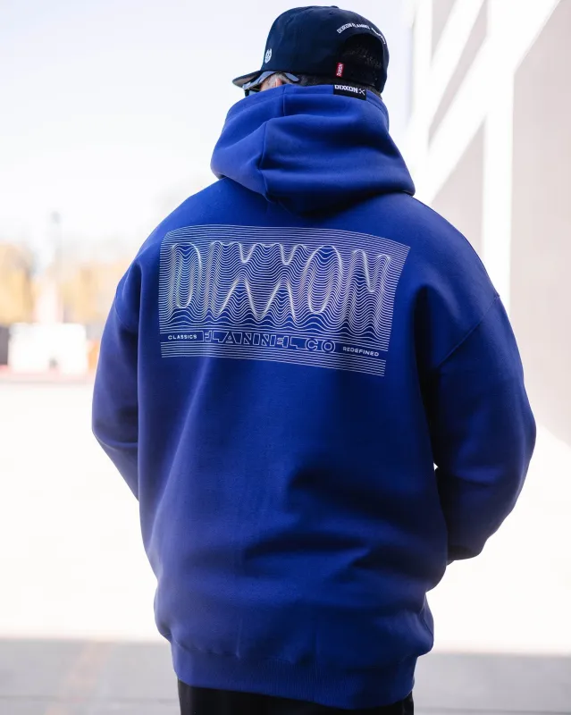 White Epicenter Zip Up Hoodie - Blue sold by Dixxon