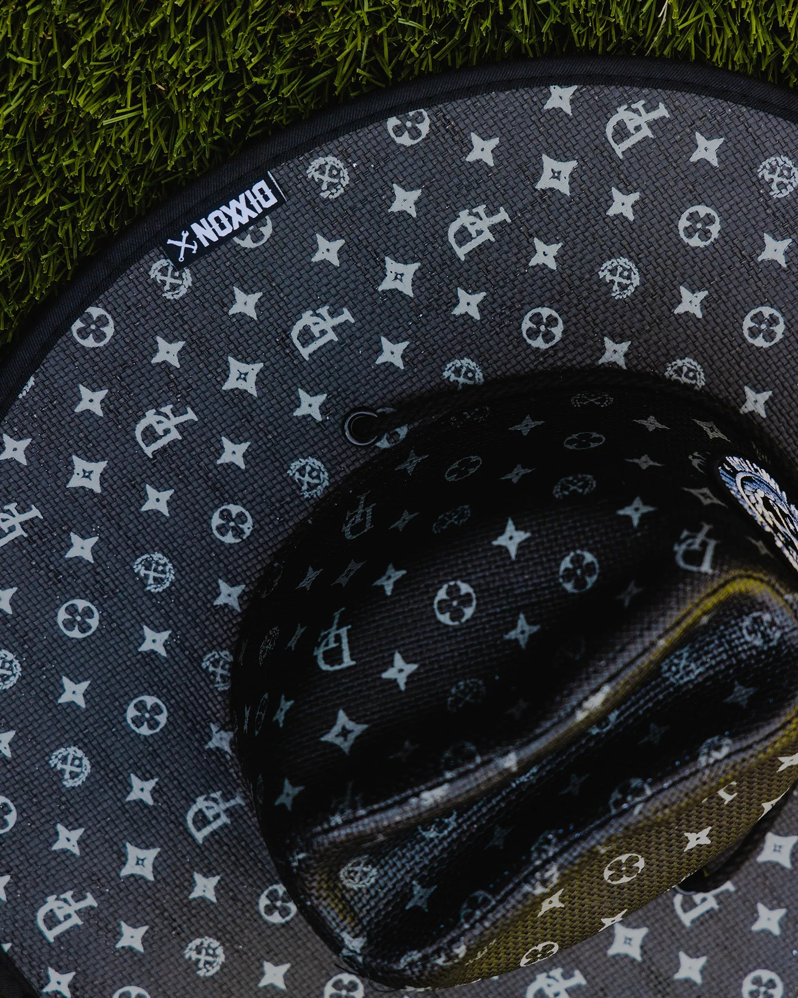 Bougie Straw Sun Hat - Black & Gray sold by Dixxon product image thumbnail 2